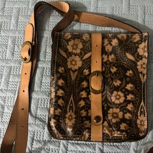 Patricia Nash crossbody bag- leather